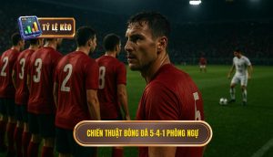 Chiến thuật bóng đá 5-4-1 phòng ngự