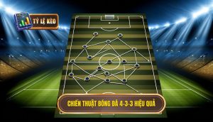 Chiến thuật bóng đá 4-3-3 hiệu quả