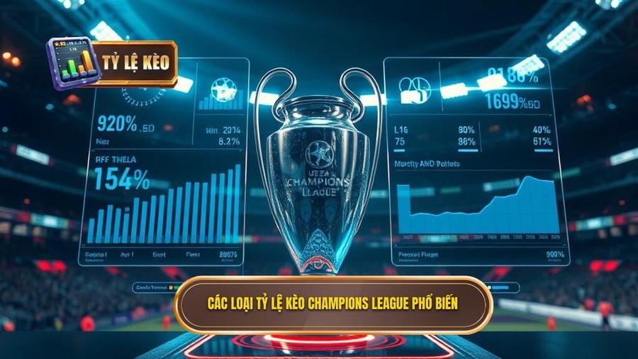 2. Các loại tỷ lệ kèo Champions League phổ biến