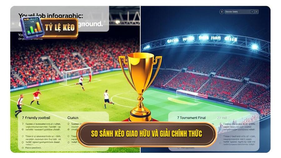 3. So sánh kèo giao hữu và giải chính thức