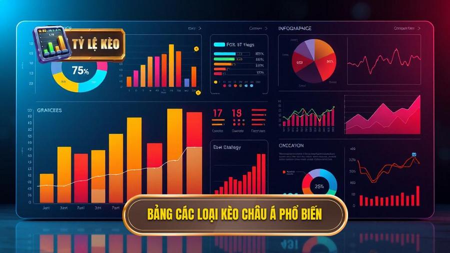 Bảng phân tích các loại kèo Châu Á phổ biến